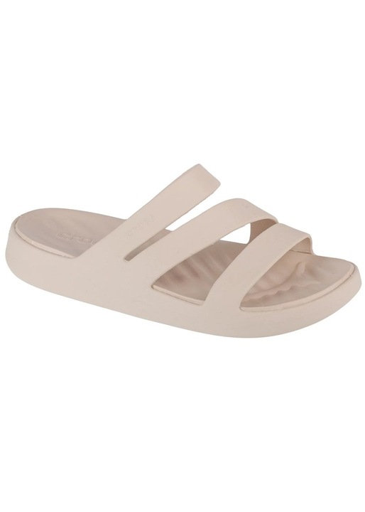 Papuci dama Crocs 209587160, Sintetic, Bej, Bej, 38