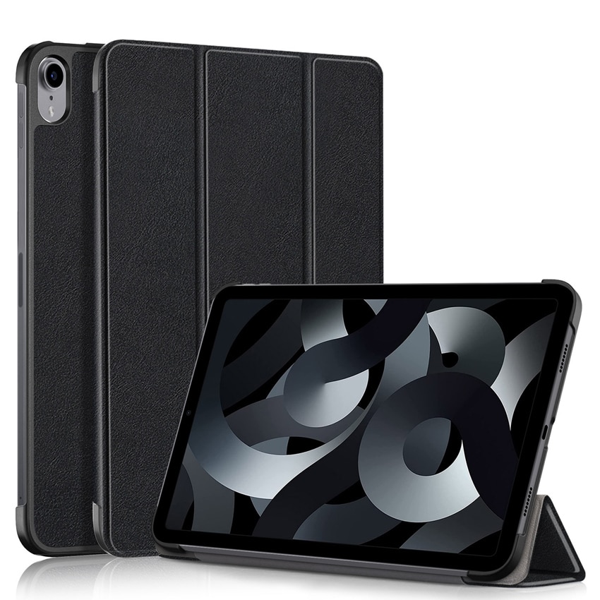 Husa tableta Chucai pentru iPad 10th 10.9" 2022, Suport Tri-Fold, Functie Auto Sleep/Wake, Negru