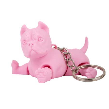 Breloc American Bully Roz - eMAG.ro