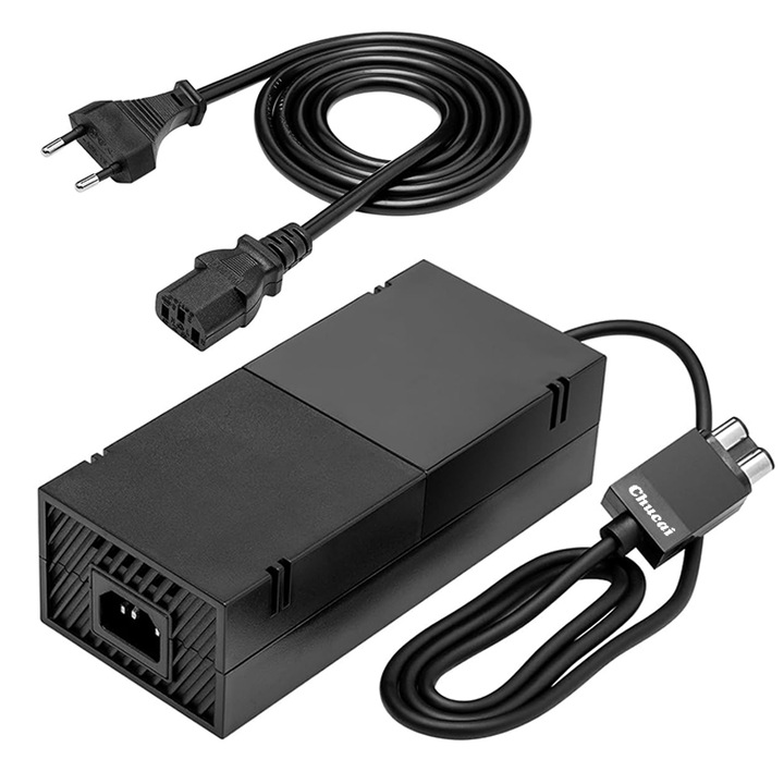 Chucai játékkonzol töltő Xbox One-hoz, túlterhelés elleni védelem, 100-240 V, fekete