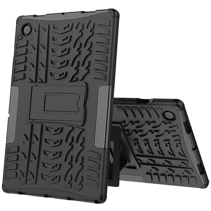 Калъф за таблет Chucai за Samsung Galaxy Tab A9 Plus 11 инча, Удароустойчив със стойка, Черен/Сив