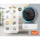 Камера, Easycam, EC-4GD6IRIP, Pan-Tilt за закрито, Wifi Tuya 4Mp, 0,5 кг, бяло/сиво