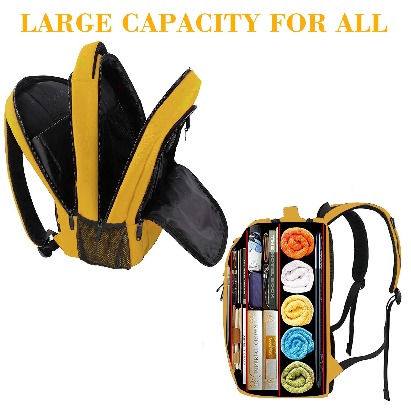 Rucsac Laptop, halber, Pro, Style & Storage, 15.6", Auriu