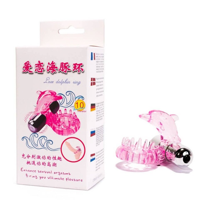 Пръстен за пенис Debra, Вибриращ, Розов