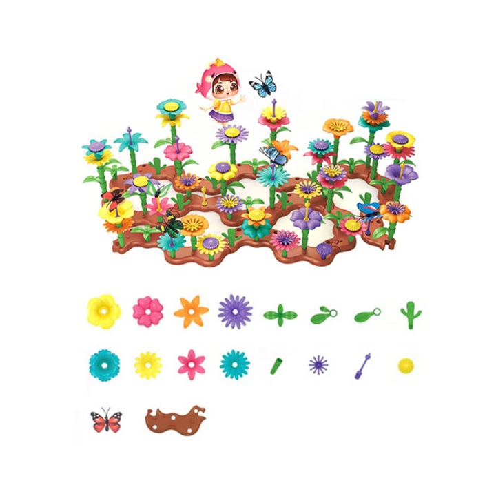 Конструктор WEPZSXO, 224 части, образователен STEM, многоцветен, 3г