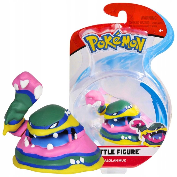 Figurina De Lupta, Jazwares, Intunecat/Poisonous, Durabil, De Inalta Caliate, Inaltime 4.5 cm, Pentru Copii Peste 4 Ani, 1 Punct De Articulatie, 4.5 cm, Multicolor
