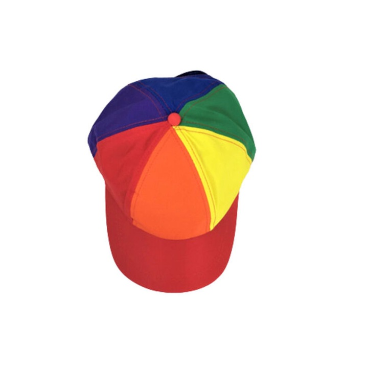 Sapca unisex Pride, imprimeu steag LGBT, cu cozoroc