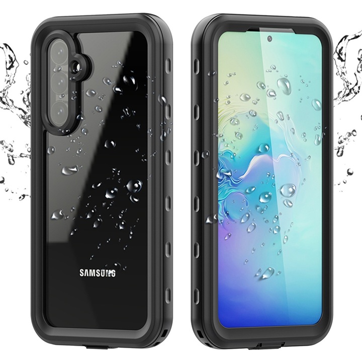 Кейс за Samsung Galaxy A54 - ShellBox Waterproof IP68 Case - черен