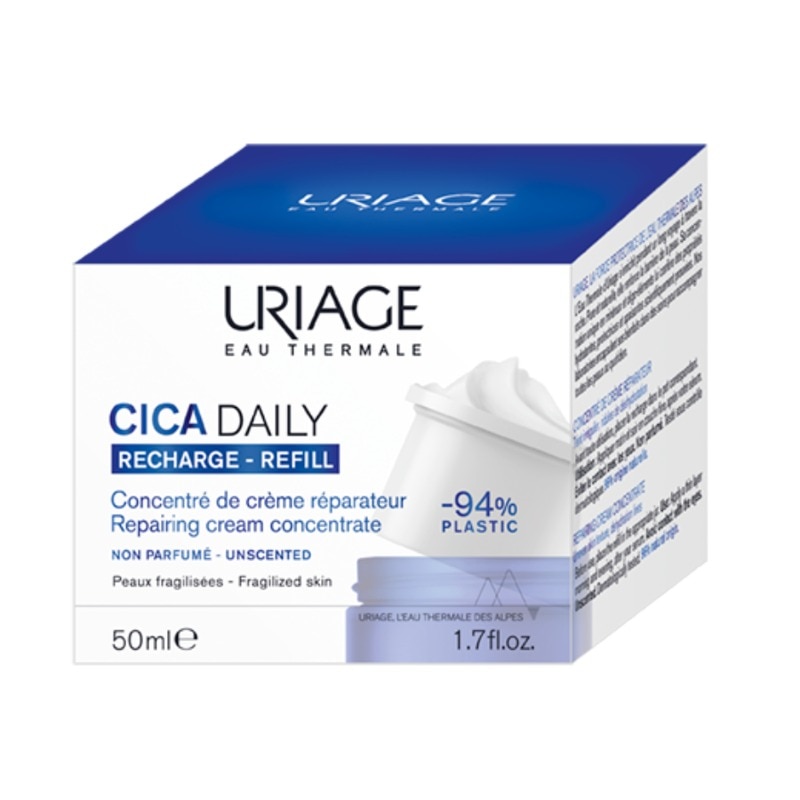 Rezerva crema concentrata reparatoare, Cica Daily, Uriage, 50 ml