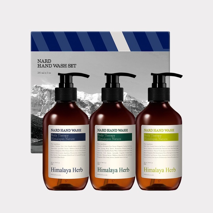 Sapun Lichid SET (Aroma de Lavender Musk, Tea Tree Rosemary, Lemon Mint) 3*280ml, Nard Himalaya Herb