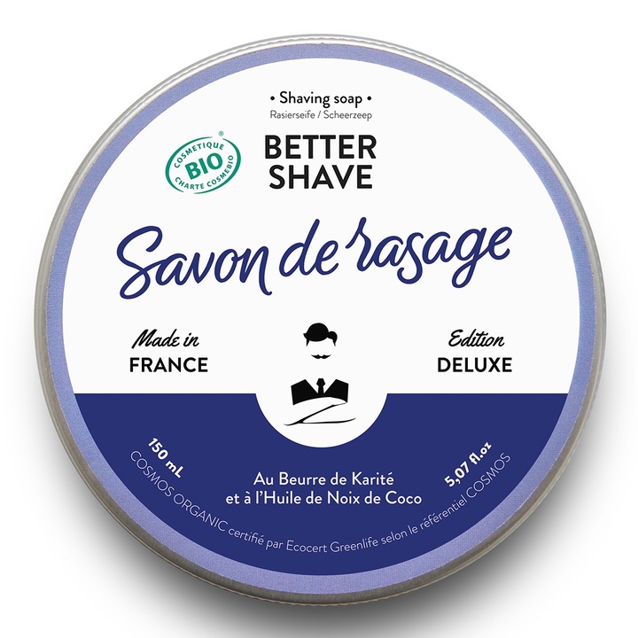 Сапун за бръснене, BETTER-SHAVE, Monsieur Barbier, Традиционен, 150 мл