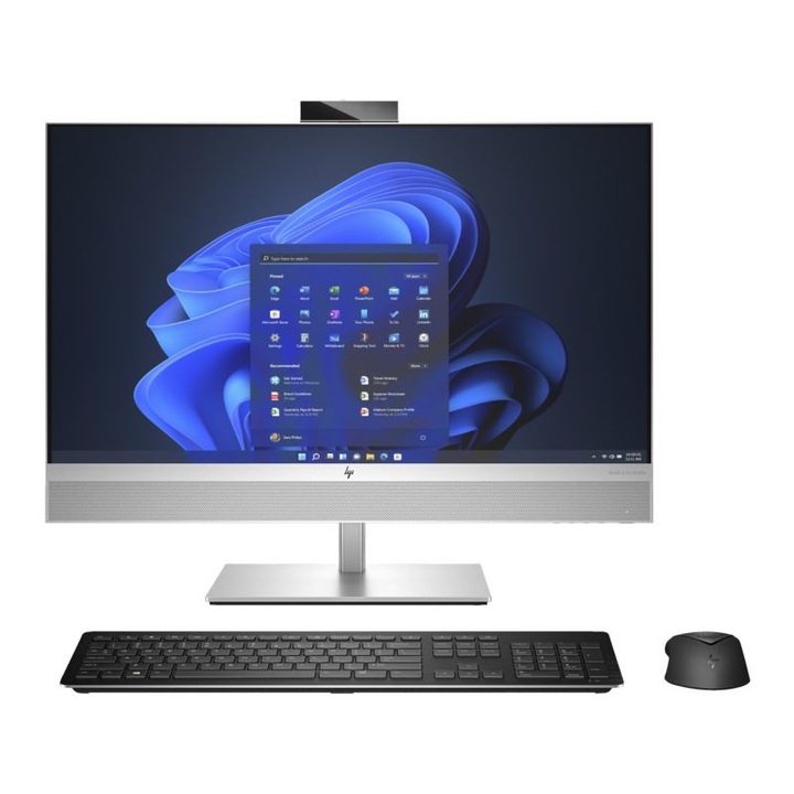 HP ELITEONE 870 G9 All-In-One számítógép, 27 hüvelykes 2560 x 1440 érintőképernyő, Intel Core i5 - 14500 14 C / 20 T, 5,0 GHz, 24 MB gyorsítótár, 16 GB RAM, 512 GB SSD, Intel UHD Graphics 770, Windows 11 Pro