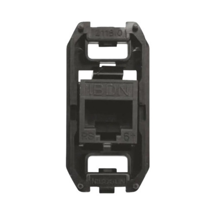 Priza Date Rj45 Simpla Abb Zenit Cat6 Utp, Negru