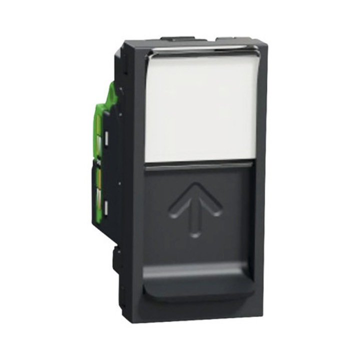 Priza Date Rj45 Unica Cat5 Utp, Antracit