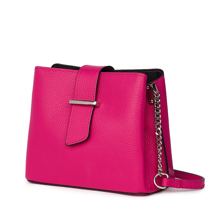 Avery fukszia bőr női mini retikül