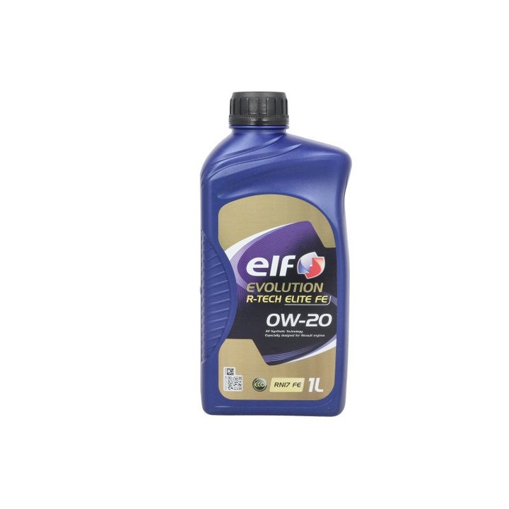 Ulei de motor Elf Evolution R-Tech Elite FE, RN17 FE 0W20 C5 1L