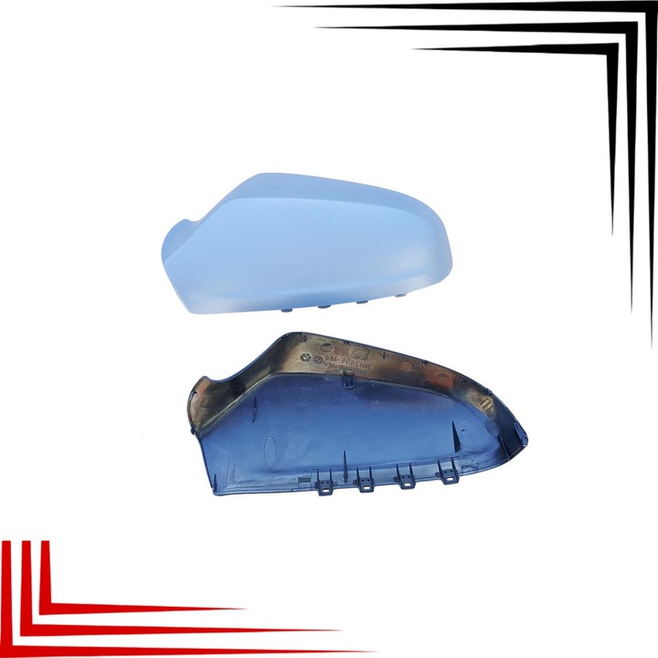 Carcasa Oglinda, Dreapta, Am Opel Astra H III 2003-2008, 325-0061-2, Plastic, Gri