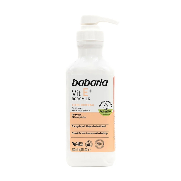 Lapte de corp cu vitamina E, Babaria, 500 ml