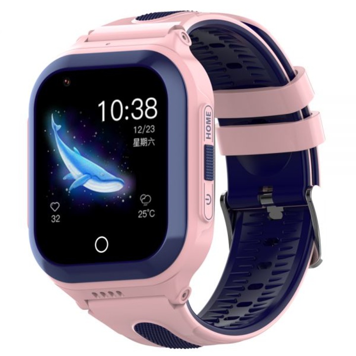 Детски смарт часовник Wonlex KT24S-P с GPS тракер, Розов