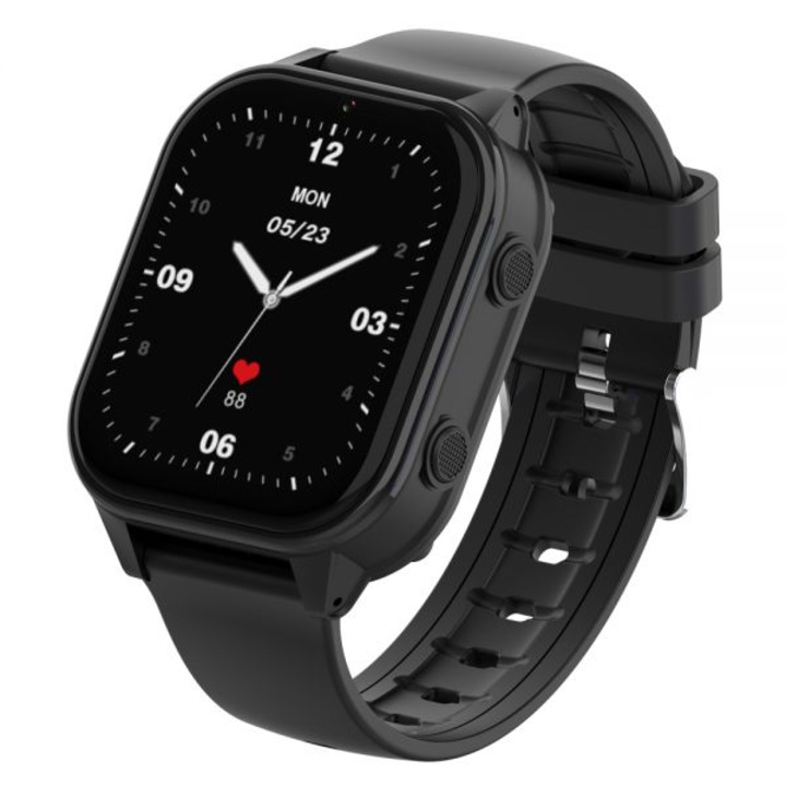 Детски смарт часовник Wonlex KT19-F с GPS тракер, черен