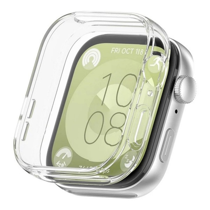Gigapack szilikon keret, bumper, ütésálló, átlátszó, kompatibilis: Huawei Watch Fit 3