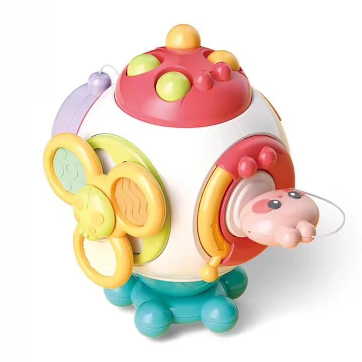 Играчка куб със занимания 6 в 1 за бебета, Simply Joy, сензорна, за момичета и момчета, +6 месеца