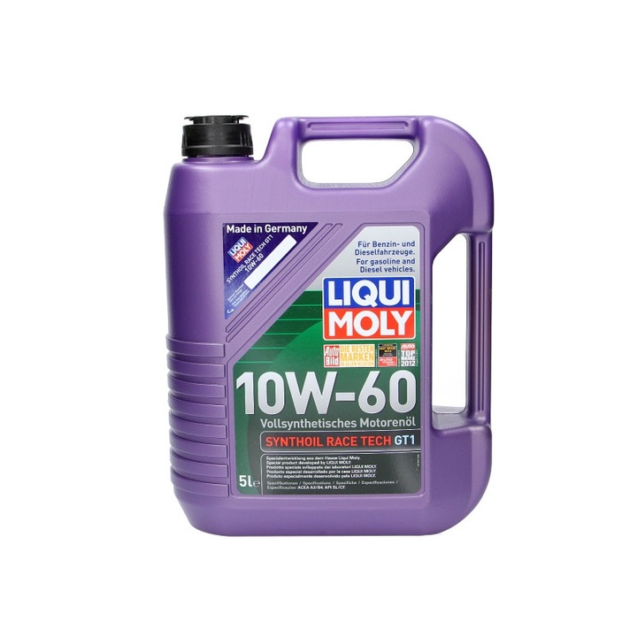 Ulei de motor Liqui Moly GT1 10W60 ACEA A3, B4 5L