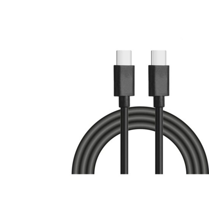 Cablu USB-C pentru acumulatori si incarcatoare Total, tip C la tip C, 1m