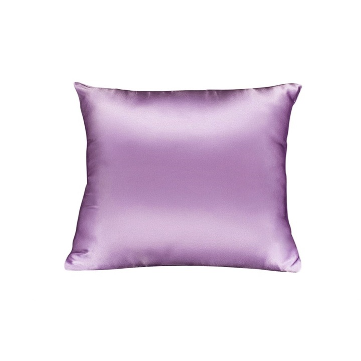 Fete de perna, Malbery, 100% matase naturala de dud de clasa A, 70 x 80cm, Fermoar, Lavanda