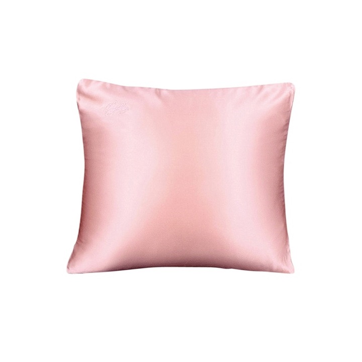 Fete de perna, Malbery, 100% matase naturala de dud de clasa A, 70 x 80cm, Fermoar, Roz deschis