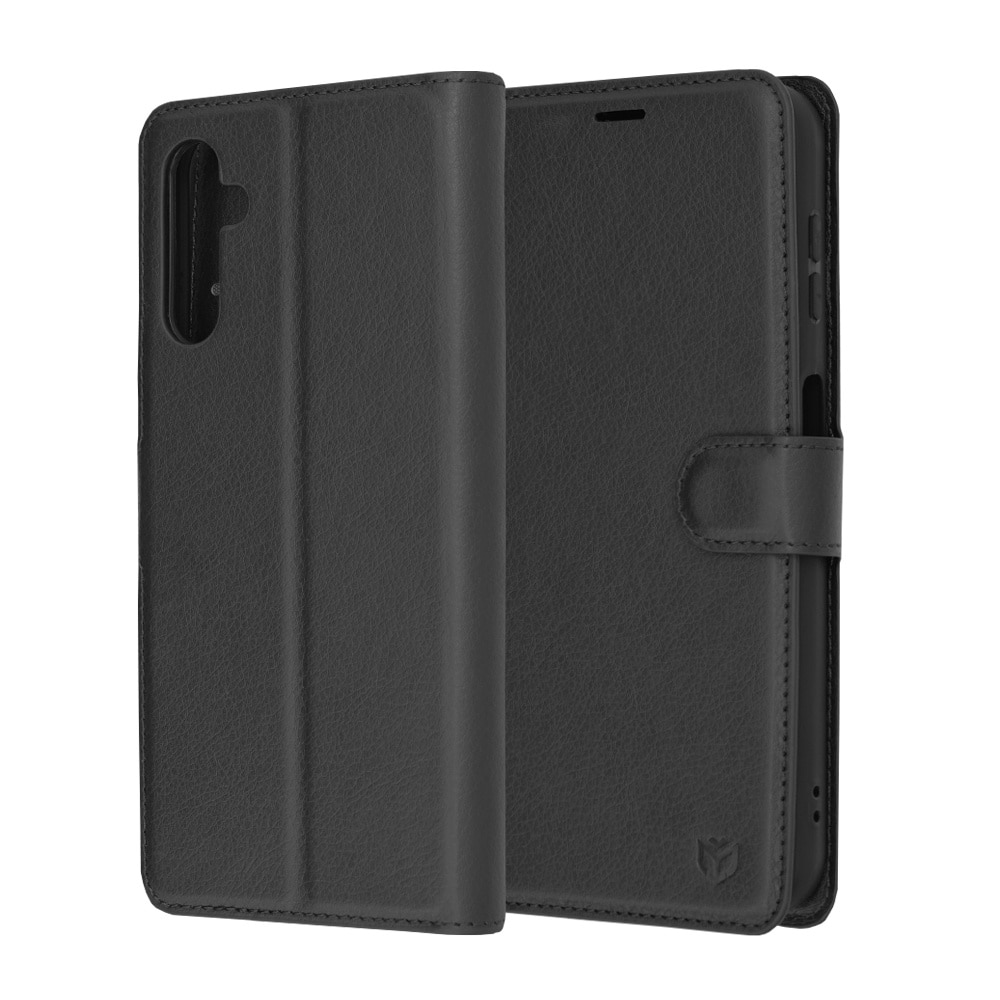 Husa pentru Samsung Galaxy A14 A145 / A14 5G A146, Techsuit, Leather Folio, Neagra