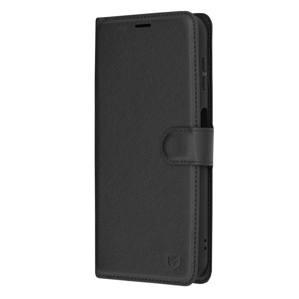 Husa pentru Samsung Galaxy A14 A145 / A14 5G A146, Techsuit, Leather Folio, Neagra