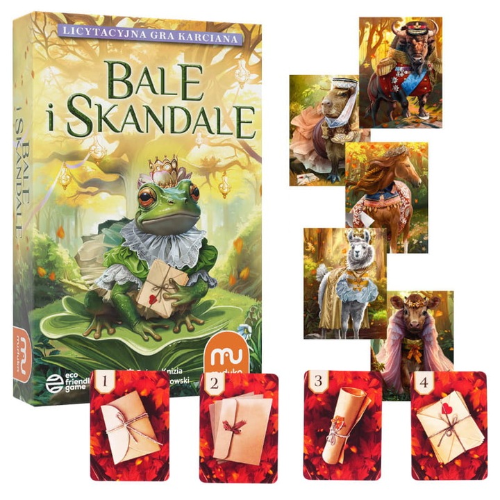 Társasjáték, Muduko, labdák és botrányok. Aukciós kártyajáték, felnőtteknek