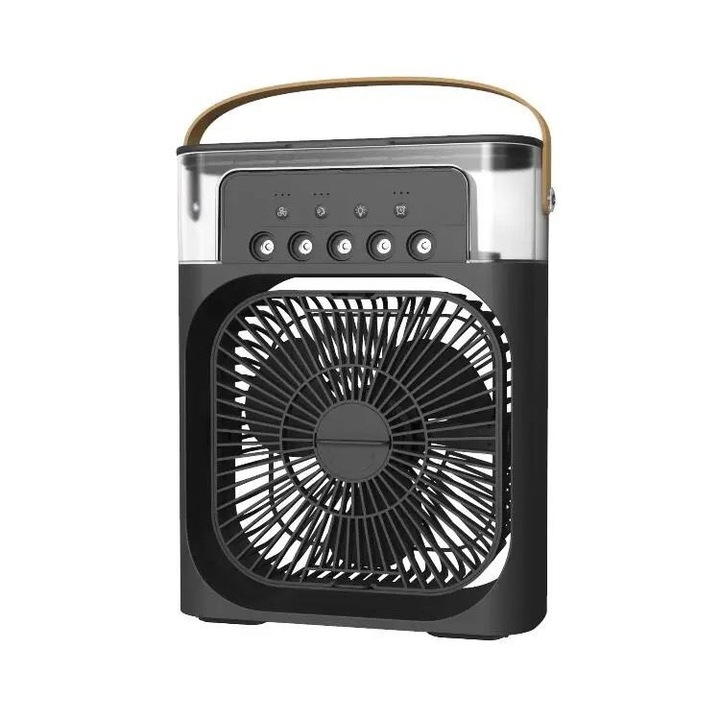 Вентилатор за овлажнител VAPair Chilla, 5 настройки за пръскане, 7 цветни LED светлини, черен цвят