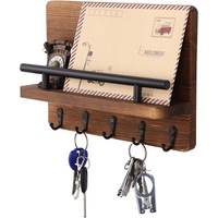 Cutie pentru chei, lemn de pin, 5 carlige