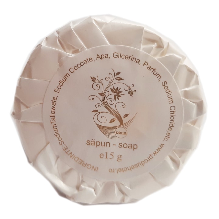Sapun vegetal rotund 15 gr. Plisee - 500buc / ambalaj