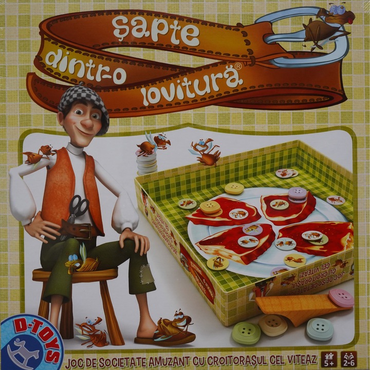 Jocuri de Societate D-Toys 7 dintr-o lovitura, 5 ani+