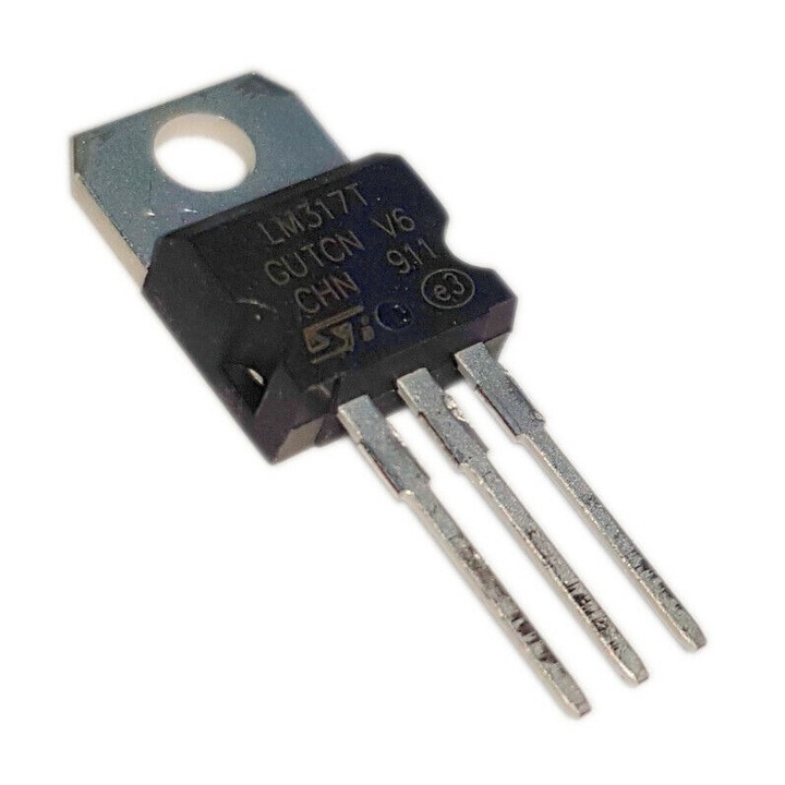 Regulator de tensiune ajustabil LM317T, de la 1.2V la 37V, 1.5A