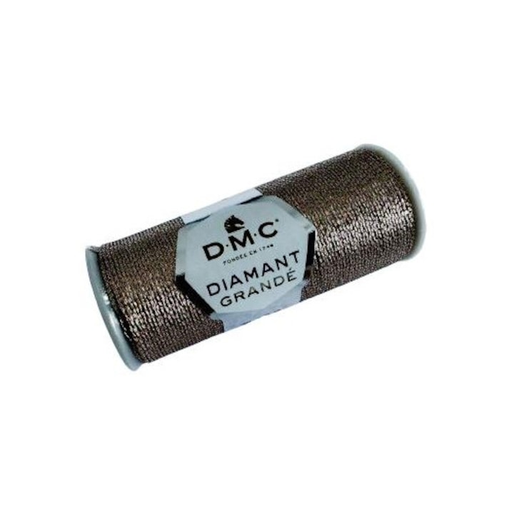 Ata metalica Diamant Grande G225 pentru brodat si cusaturi decorative, 20 m