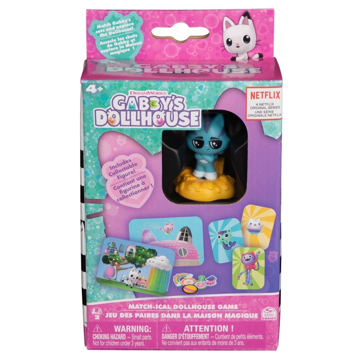 Joc de asociere Gabby's Dollhouse - Match-ical Dollhouse
