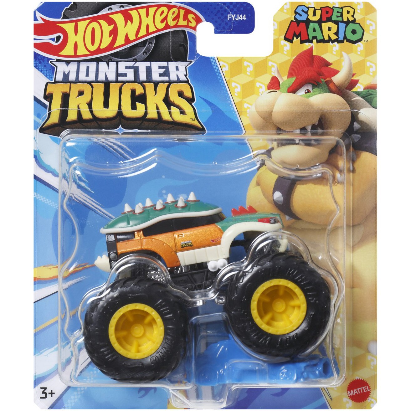 Masinuta Hot Wheels Monster Truck - Super Mario, 1:64