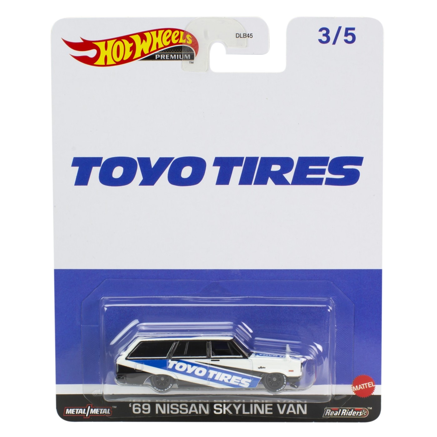 Masinuta Hot Wheels Premium - Real Riders Pop Culture, Nissan Skyline Van 69, 1:64