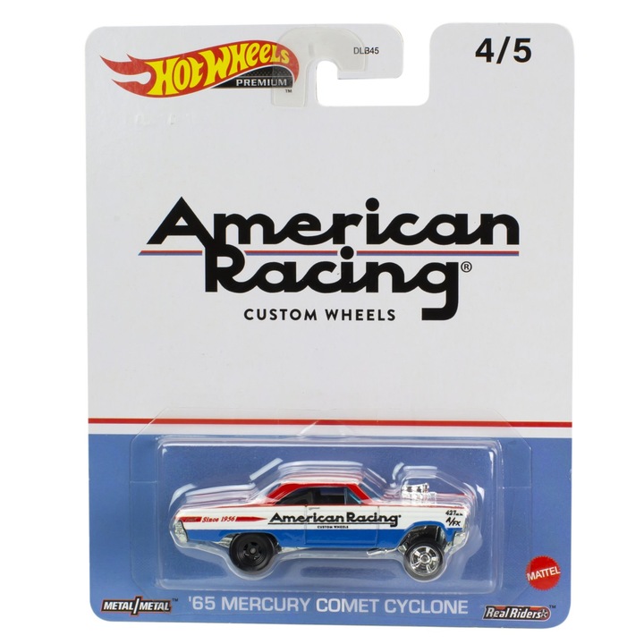 Masinuta Hot Wheels Premium - Real Riders Pop Culture, Mercury Comet Cyclone 65, 1:64