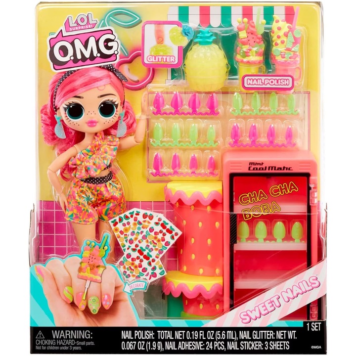 Комплект за игра L.O.L. Surprise! O.M.G. Sweet Nails - Pops Fruit Shop