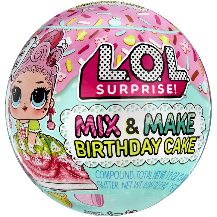 Кукла L.O.L. Surprise! Mix&Make Birthday Cake