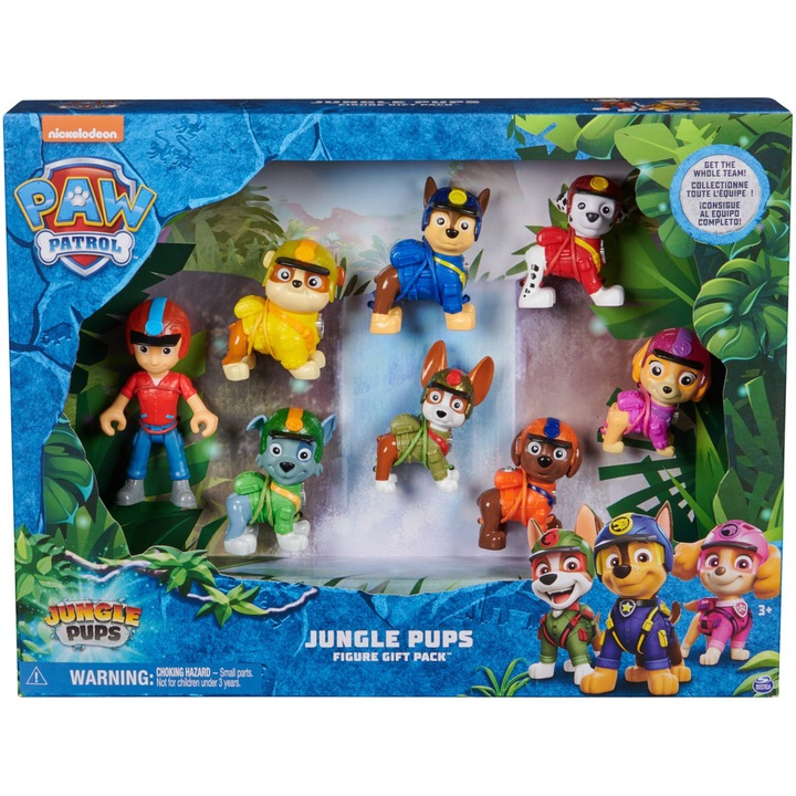Set 8 figurine Paw Patrol, Jungle