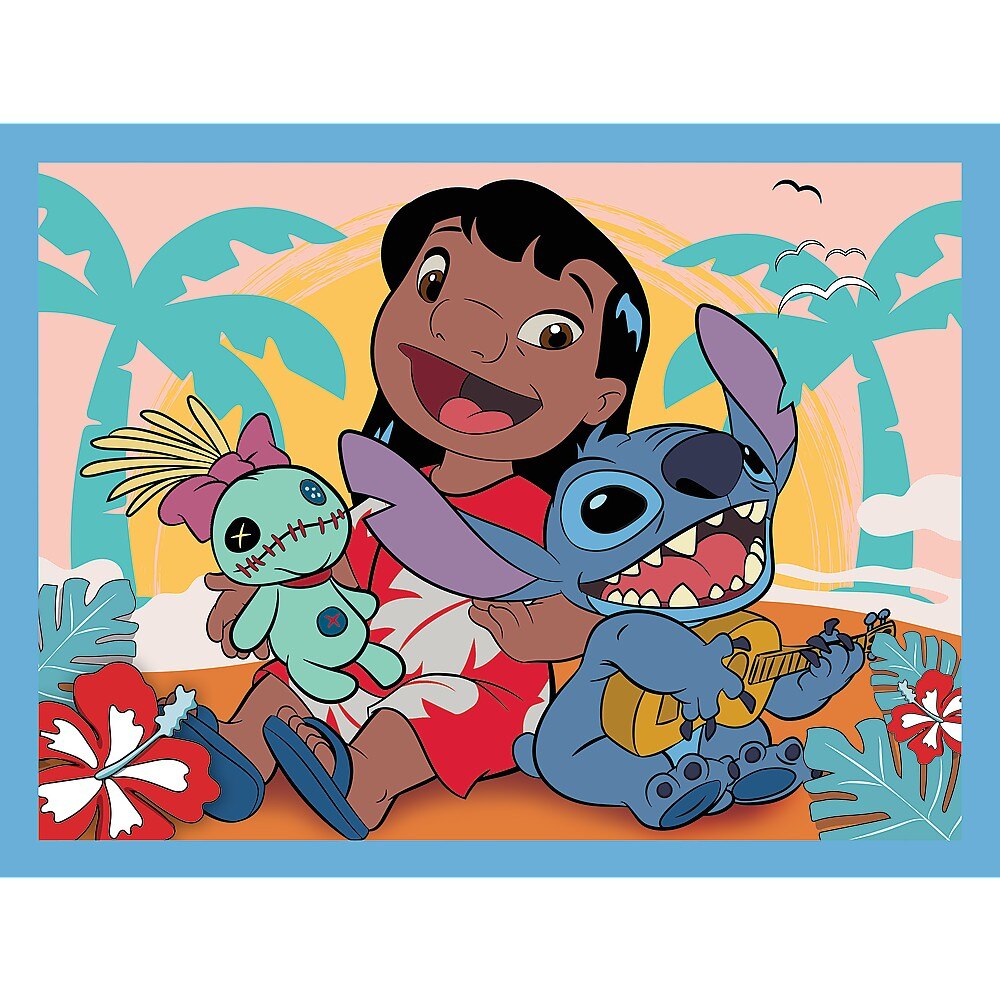 Puzzle Trefl 2 in 1 Memo - Disney Stitch Lilo - eMAG.ro