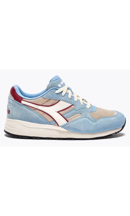 Мъжки спортни обувки, Diadora, N902, Велур, Сиво/Синьо, Retro Running, Син