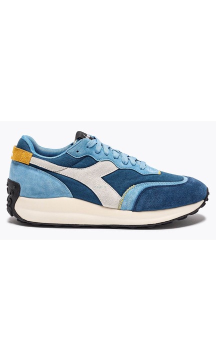 Мъжки спортни обувки, Diadora, Race Suede, Велур, Син/Тъмносин, Син