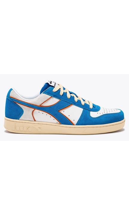 Мъжки спортни обувки, Diadora, Magic Basket Low Suede Leather, Кожа, Син
